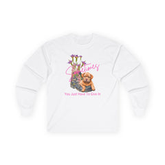 Adorable Puppy & Old Boot Long Sleeve T-Shirt – Perfect for Dog Lovers