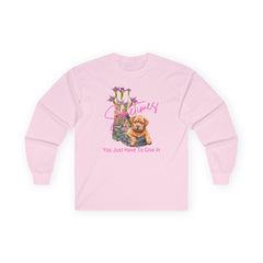 Adorable Puppy & Old Boot Long Sleeve T-Shirt – Perfect for Dog Lovers