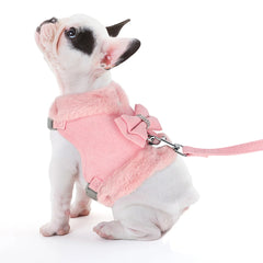 Warm Fur Dog Harness