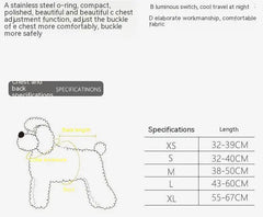 Adjustable LED Dog Harness